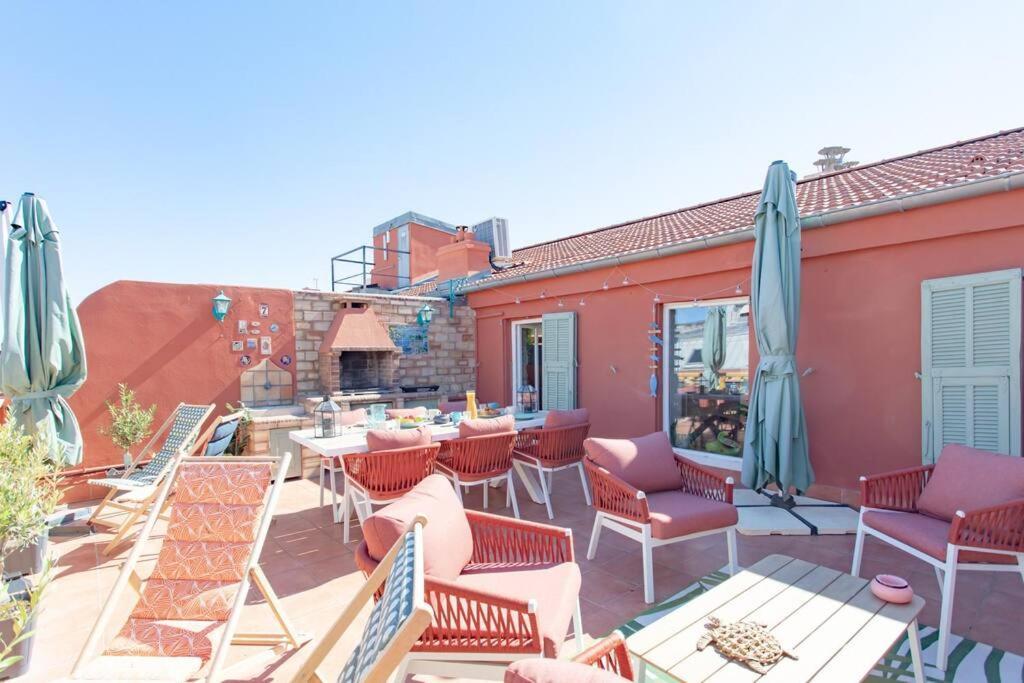 #48 Suite Jean Top Floor Terrace 5Min Walk Sea Ac Nice Eksteriør billede