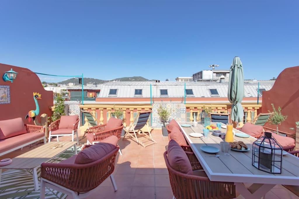 #48 Suite Jean Top Floor Terrace 5Min Walk Sea Ac Nice Eksteriør billede
